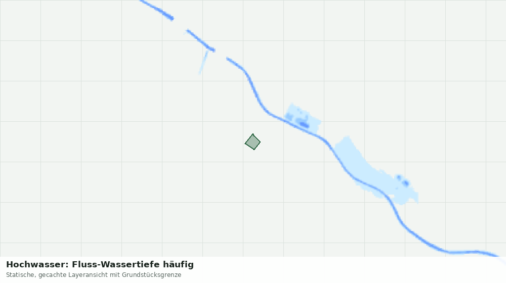 Statische Kartenansicht: Hochwasser: Fluss-Wassertiefe häufig
