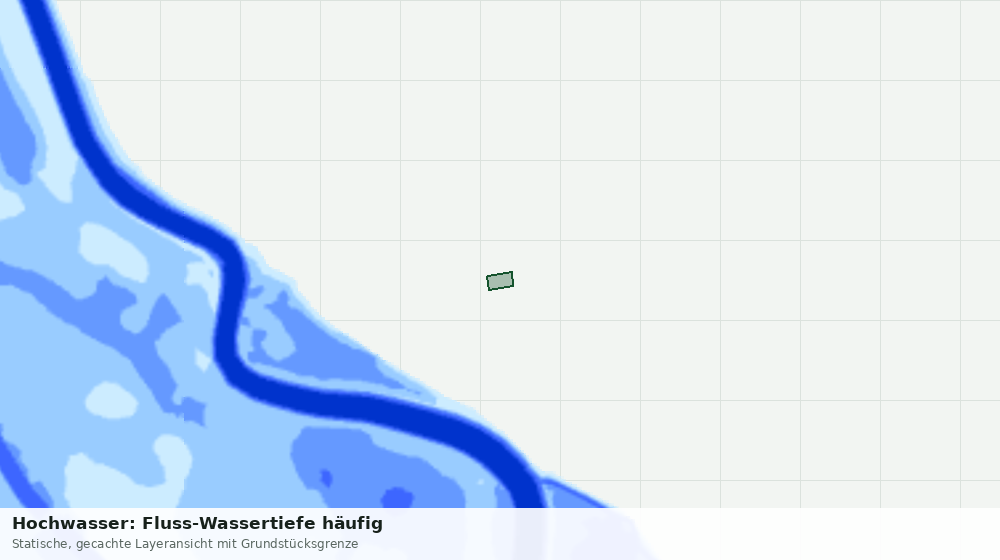 Statische Kartenansicht: Hochwasser: Fluss-Wassertiefe häufig