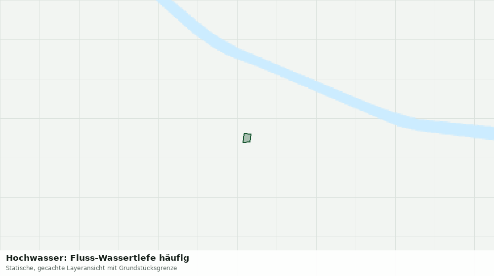 Statische Kartenansicht: Hochwasser: Fluss-Wassertiefe häufig
