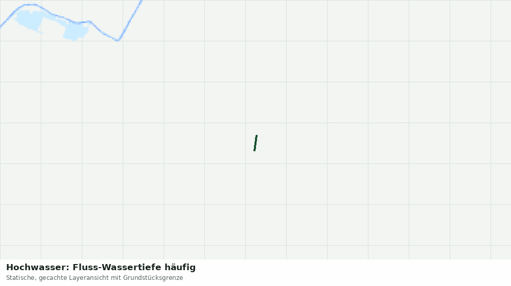 Statische Kartenansicht: Hochwasser: Fluss-Wassertiefe häufig