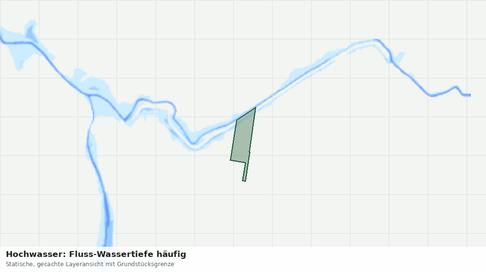 Statische Kartenansicht: Hochwasser: Fluss-Wassertiefe häufig