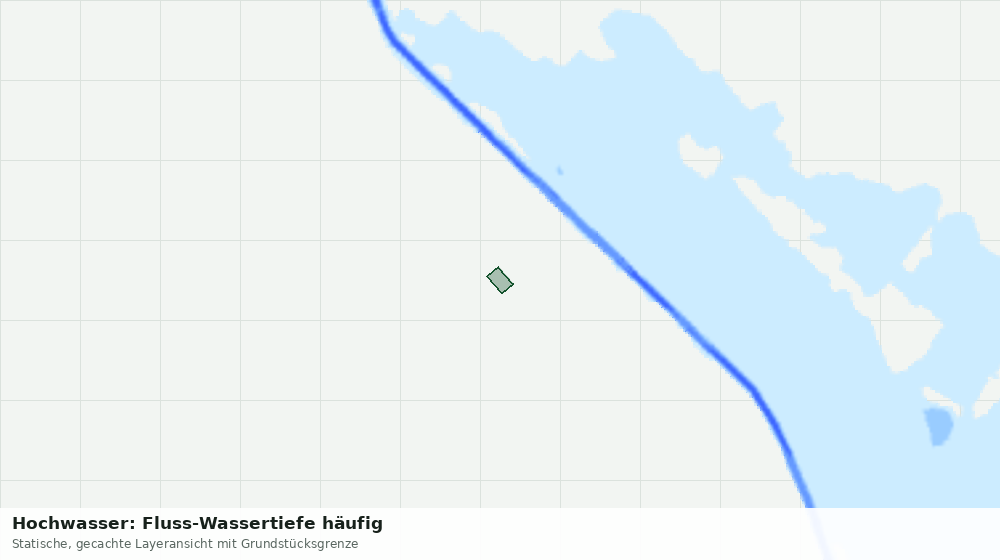 Statische Kartenansicht: Hochwasser: Fluss-Wassertiefe häufig