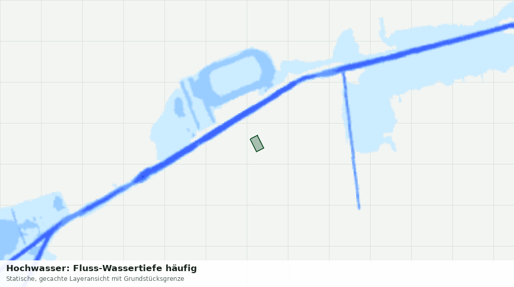 Statische Kartenansicht: Hochwasser: Fluss-Wassertiefe häufig