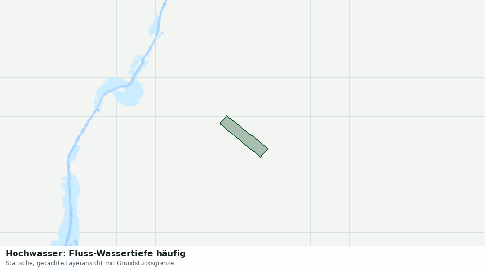 Statische Kartenansicht: Hochwasser: Fluss-Wassertiefe häufig