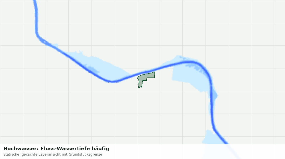 Statische Kartenansicht: Hochwasser: Fluss-Wassertiefe häufig