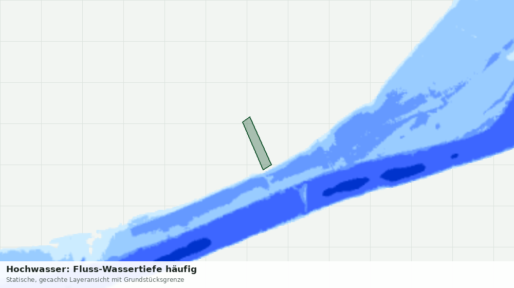 Statische Kartenansicht: Hochwasser: Fluss-Wassertiefe häufig