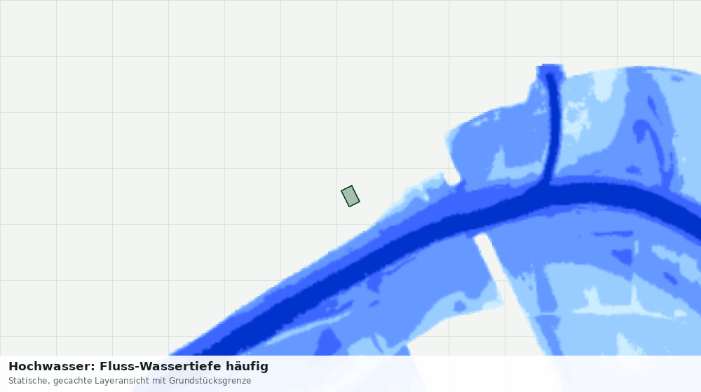 Statische Kartenansicht: Hochwasser: Fluss-Wassertiefe häufig