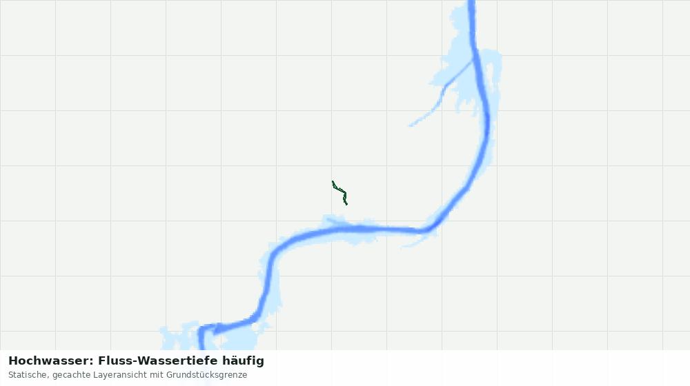 Statische Kartenansicht: Hochwasser: Fluss-Wassertiefe häufig