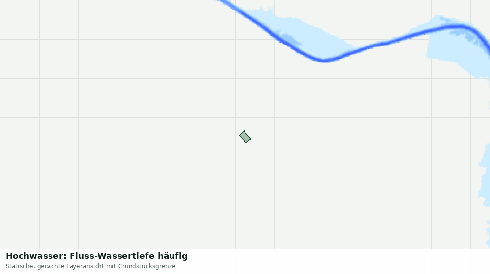 Statische Kartenansicht: Hochwasser: Fluss-Wassertiefe häufig