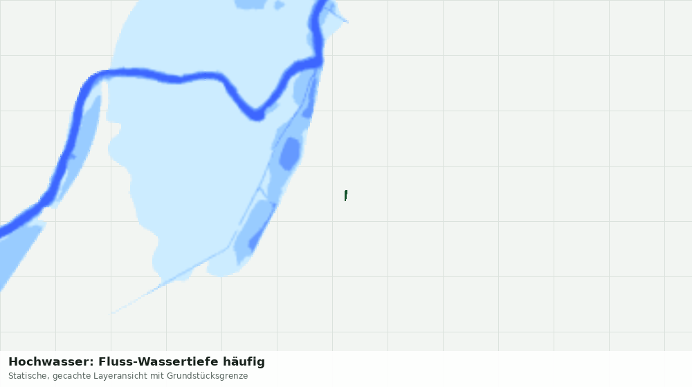 Statische Kartenansicht: Hochwasser: Fluss-Wassertiefe häufig