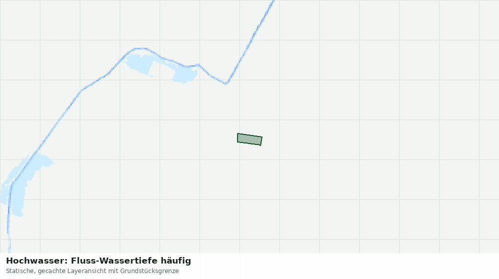 Statische Kartenansicht: Hochwasser: Fluss-Wassertiefe häufig
