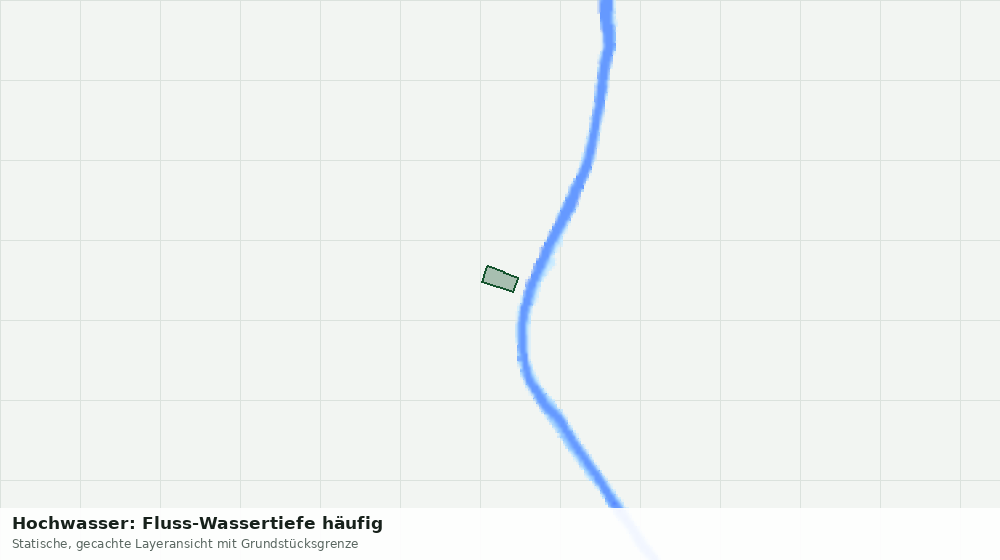 Statische Kartenansicht: Hochwasser: Fluss-Wassertiefe häufig