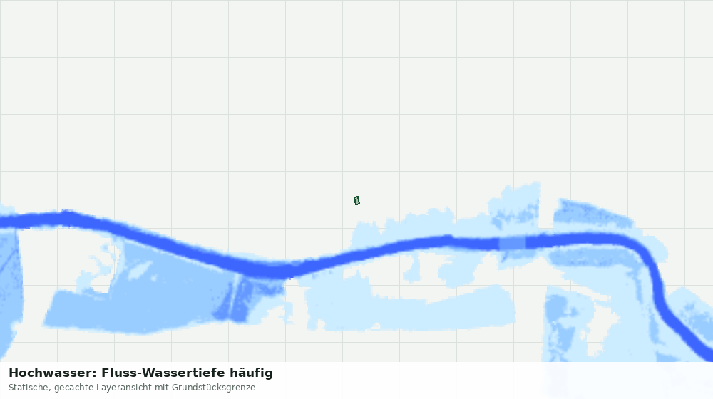 Statische Kartenansicht: Hochwasser: Fluss-Wassertiefe häufig
