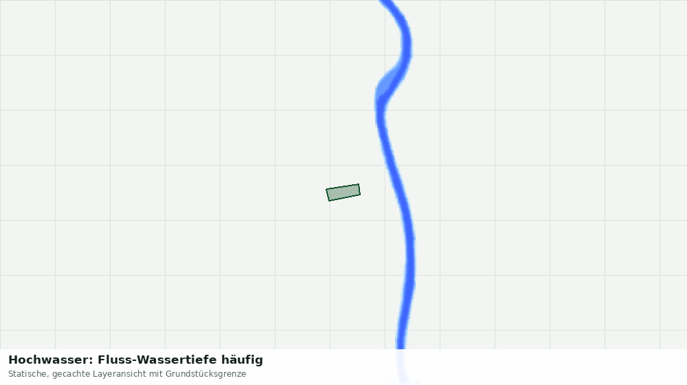 Statische Kartenansicht: Hochwasser: Fluss-Wassertiefe häufig