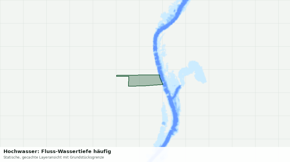 Statische Kartenansicht: Hochwasser: Fluss-Wassertiefe häufig
