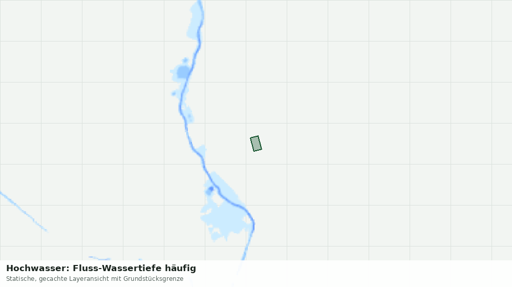 Statische Kartenansicht: Hochwasser: Fluss-Wassertiefe häufig