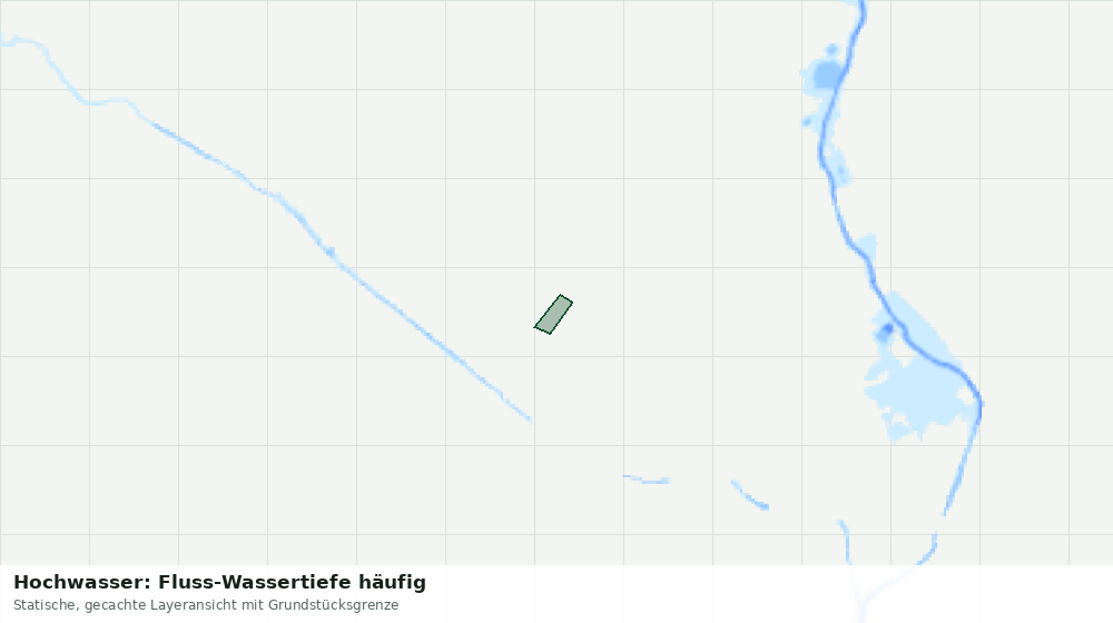 Statische Kartenansicht: Hochwasser: Fluss-Wassertiefe häufig