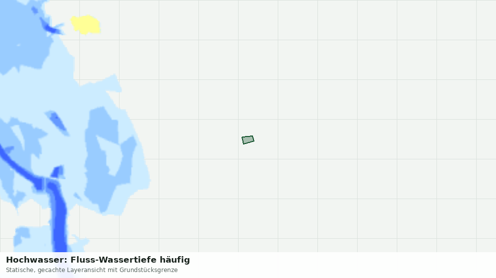 Statische Kartenansicht: Hochwasser: Fluss-Wassertiefe häufig
