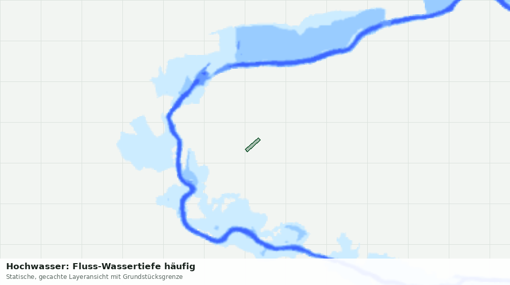 Statische Kartenansicht: Hochwasser: Fluss-Wassertiefe häufig