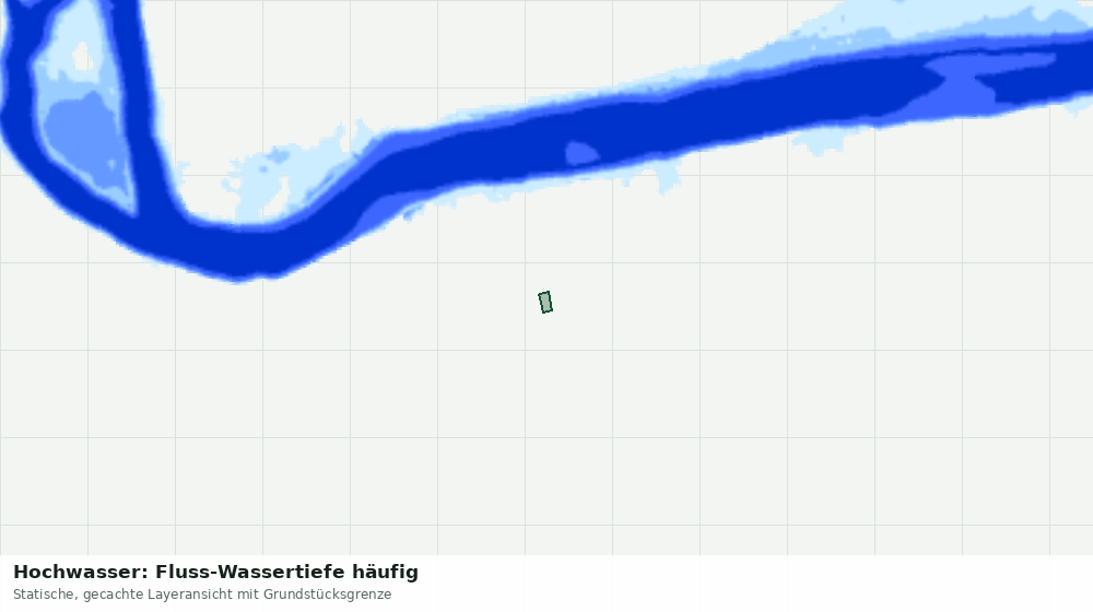 Statische Kartenansicht: Hochwasser: Fluss-Wassertiefe häufig