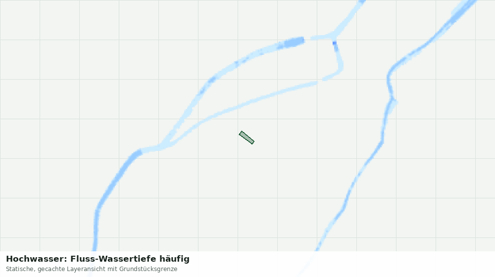 Statische Kartenansicht: Hochwasser: Fluss-Wassertiefe häufig