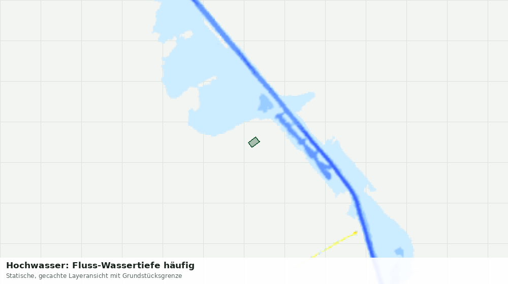Statische Kartenansicht: Hochwasser: Fluss-Wassertiefe häufig