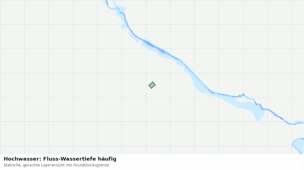 Statische Kartenansicht: Hochwasser: Fluss-Wassertiefe häufig