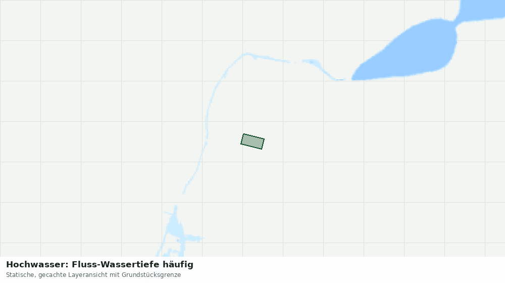 Statische Kartenansicht: Hochwasser: Fluss-Wassertiefe häufig