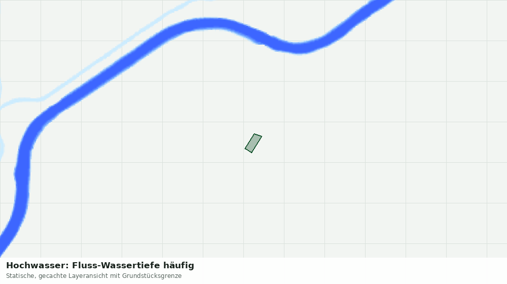 Statische Kartenansicht: Hochwasser: Fluss-Wassertiefe häufig