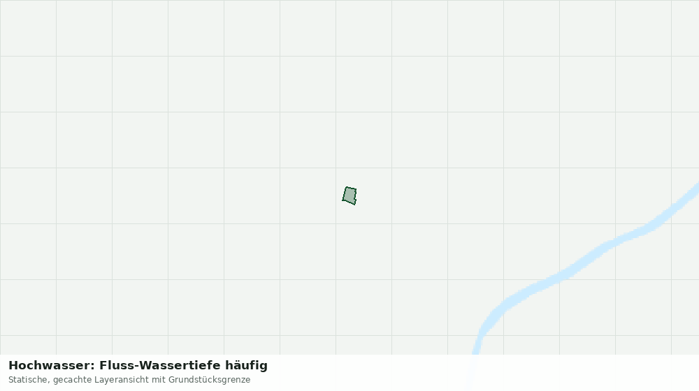 Statische Kartenansicht: Hochwasser: Fluss-Wassertiefe häufig