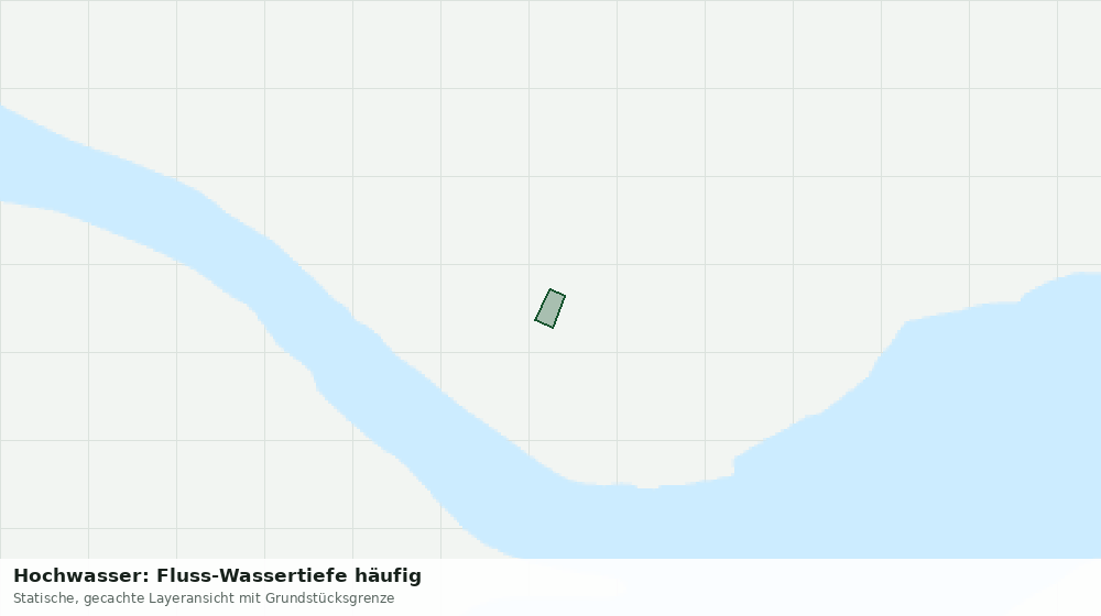 Statische Kartenansicht: Hochwasser: Fluss-Wassertiefe häufig