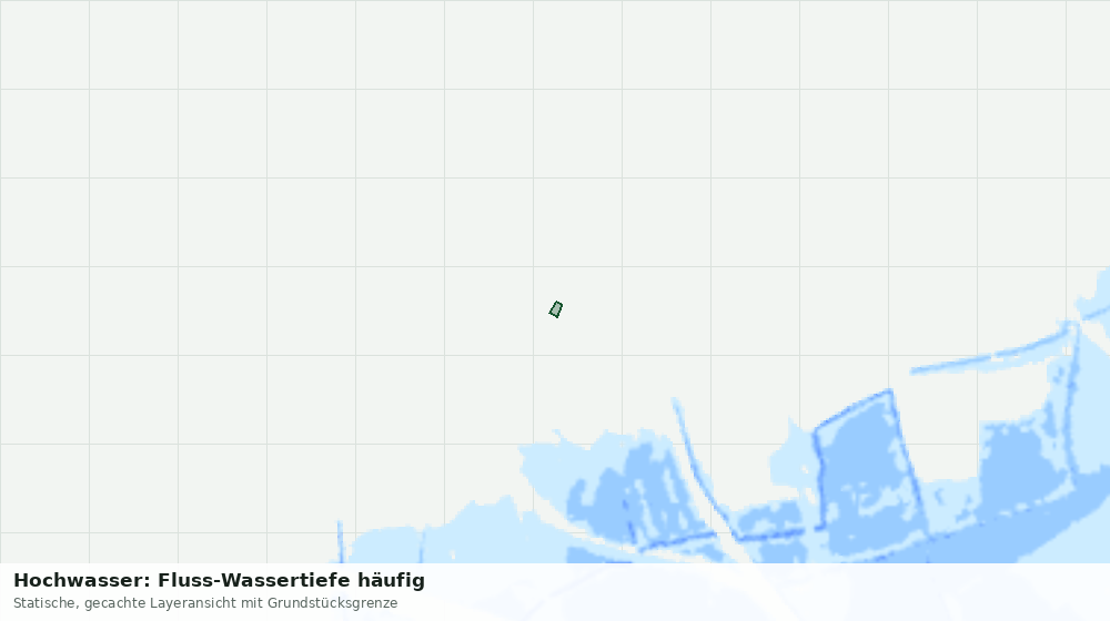 Statische Kartenansicht: Hochwasser: Fluss-Wassertiefe häufig