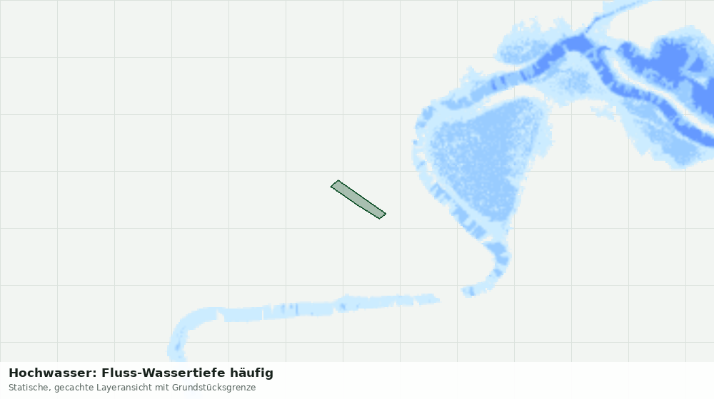 Statische Kartenansicht: Hochwasser: Fluss-Wassertiefe häufig