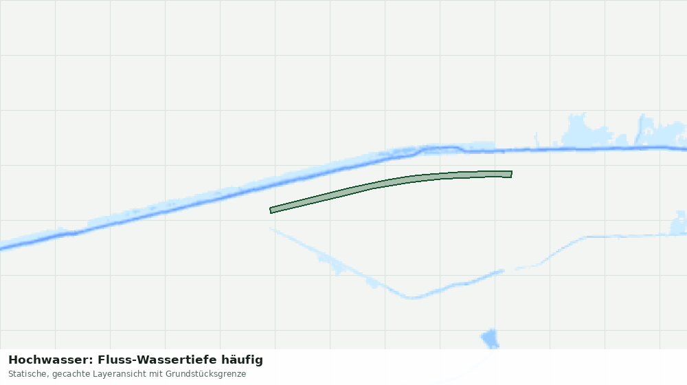 Statische Kartenansicht: Hochwasser: Fluss-Wassertiefe häufig