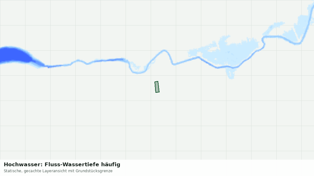 Statische Kartenansicht: Hochwasser: Fluss-Wassertiefe häufig