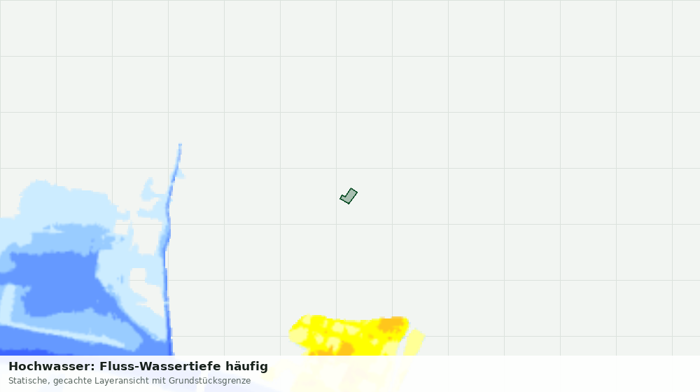 Statische Kartenansicht: Hochwasser: Fluss-Wassertiefe häufig