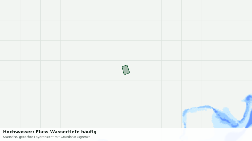 Statische Kartenansicht: Hochwasser: Fluss-Wassertiefe häufig