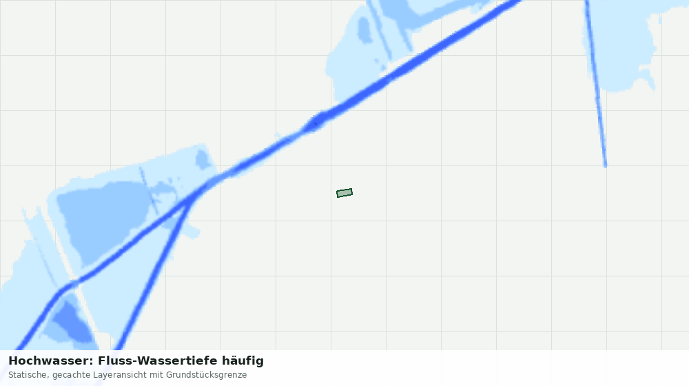 Statische Kartenansicht: Hochwasser: Fluss-Wassertiefe häufig