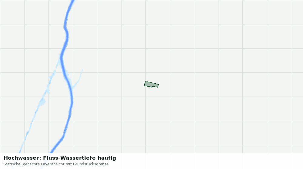 Statische Kartenansicht: Hochwasser: Fluss-Wassertiefe häufig