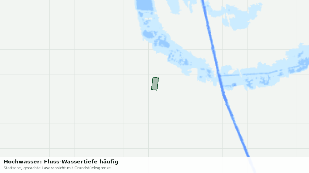 Statische Kartenansicht: Hochwasser: Fluss-Wassertiefe häufig