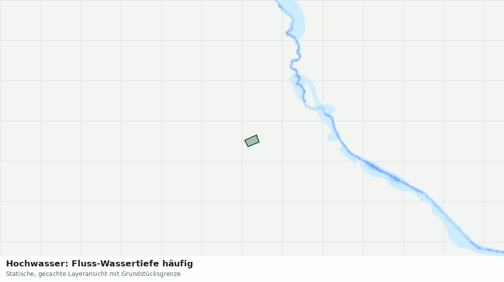 Statische Kartenansicht: Hochwasser: Fluss-Wassertiefe häufig