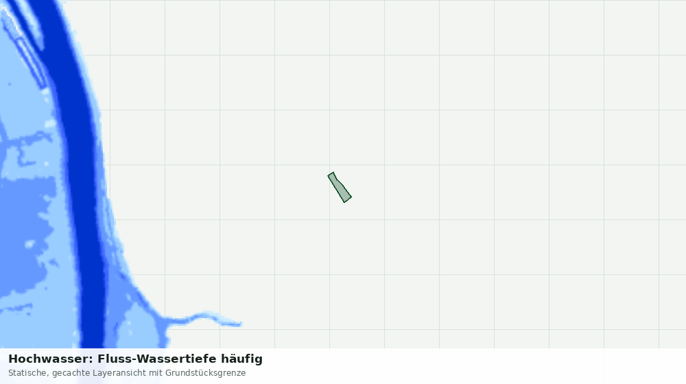 Statische Kartenansicht: Hochwasser: Fluss-Wassertiefe häufig