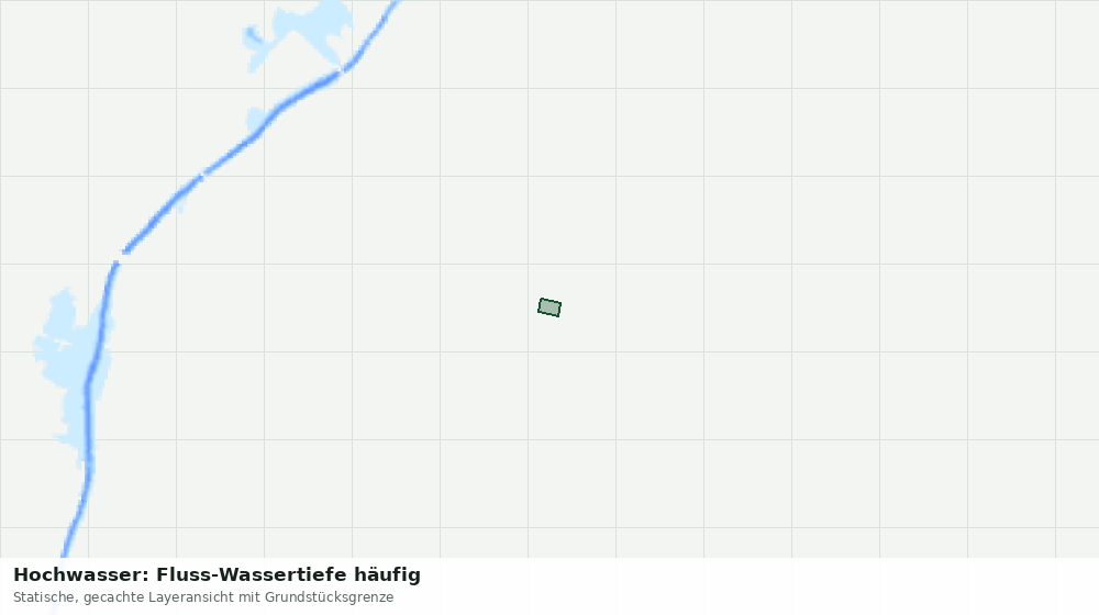 Statische Kartenansicht: Hochwasser: Fluss-Wassertiefe häufig