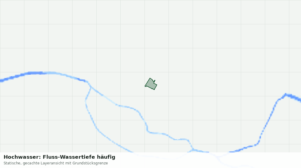 Statische Kartenansicht: Hochwasser: Fluss-Wassertiefe häufig
