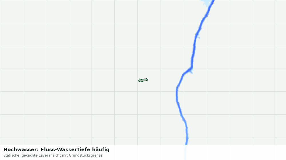 Statische Kartenansicht: Hochwasser: Fluss-Wassertiefe häufig