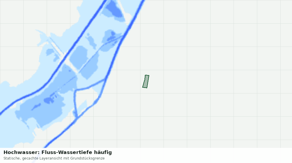 Statische Kartenansicht: Hochwasser: Fluss-Wassertiefe häufig
