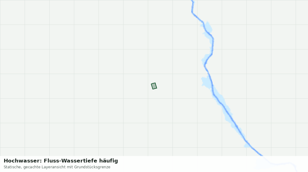 Statische Kartenansicht: Hochwasser: Fluss-Wassertiefe häufig