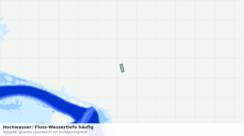 Statische Kartenansicht: Hochwasser: Fluss-Wassertiefe häufig