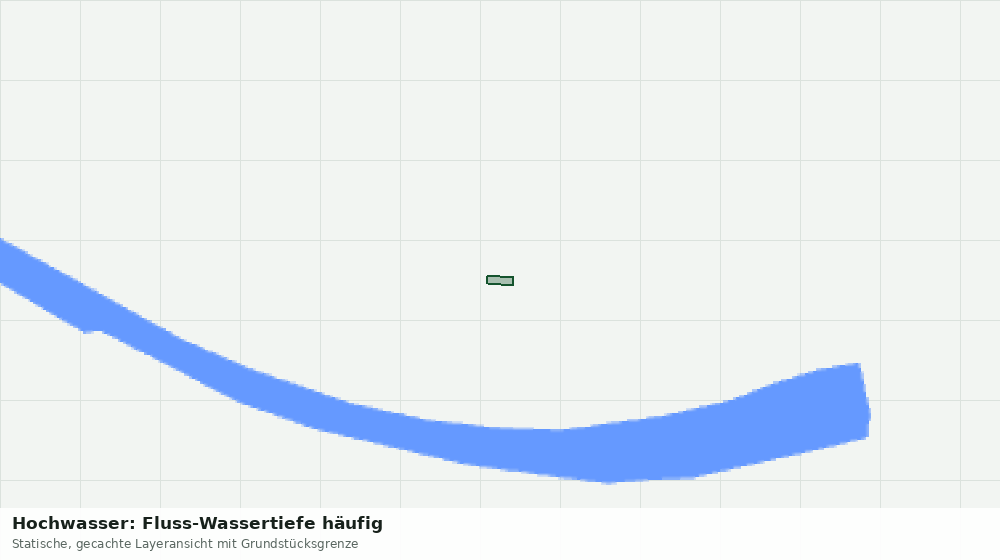 Statische Kartenansicht: Hochwasser: Fluss-Wassertiefe häufig