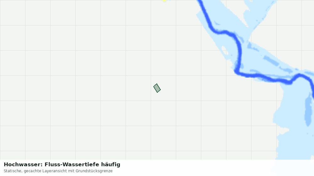 Statische Kartenansicht: Hochwasser: Fluss-Wassertiefe häufig